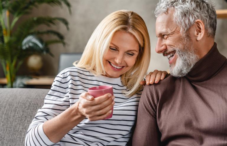 Couple sourire