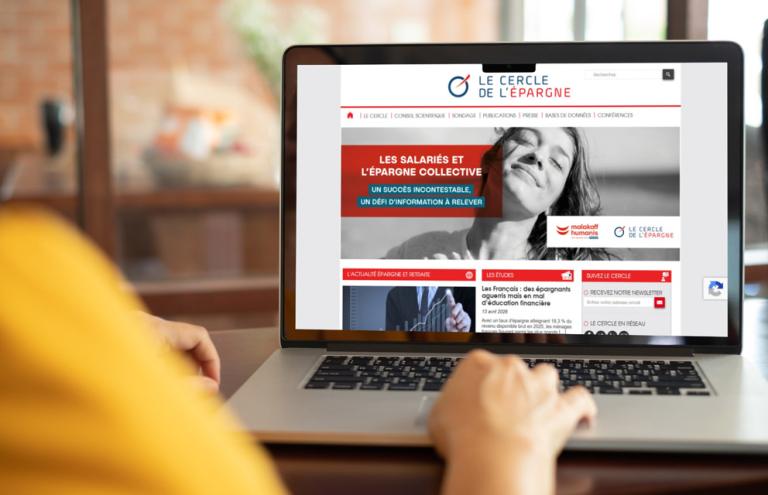 Ordinateur avec écran le Cercle de l'épargne