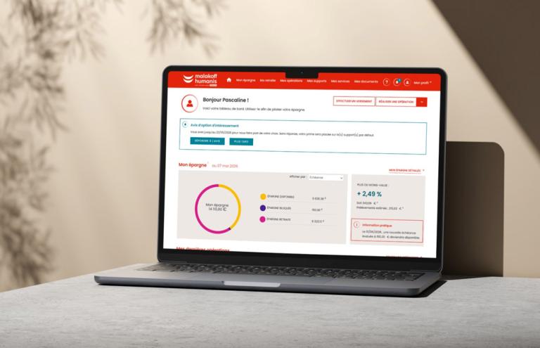 Espace client MH sur un ordianteur