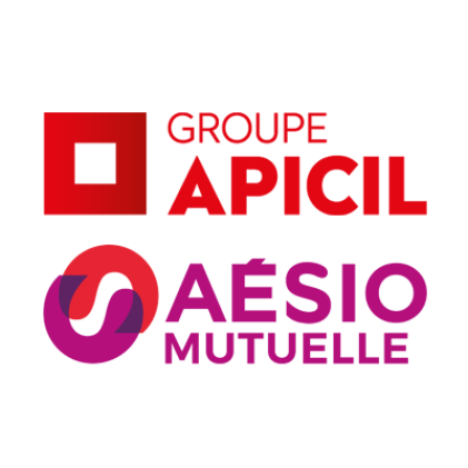 Logos Groupe Apicil et Aésio Mutuelle